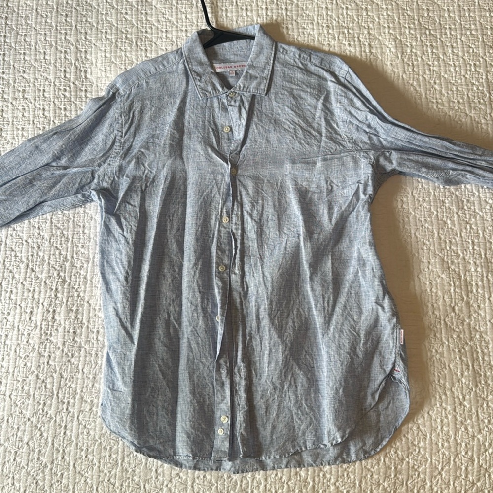 Orlebar Brown Men’s Linen Shirt